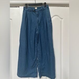 DOEN X GAP Wide leg light weight denim pants 27 4